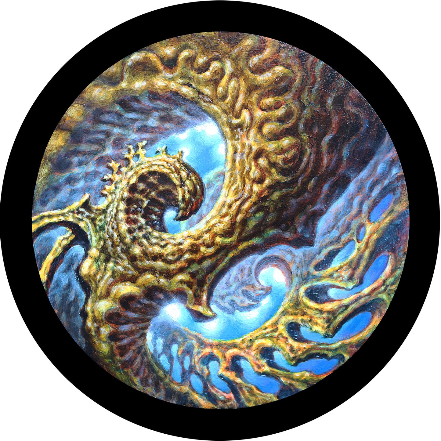Blue Wave 12" print
