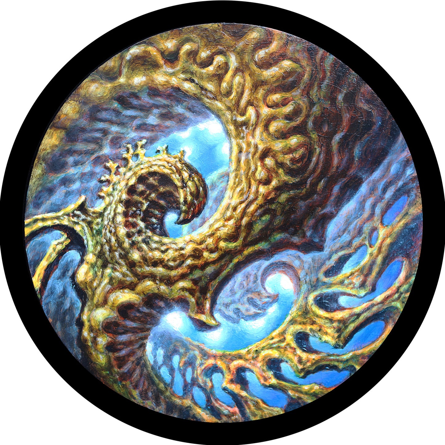 Blue Wave 18" print
