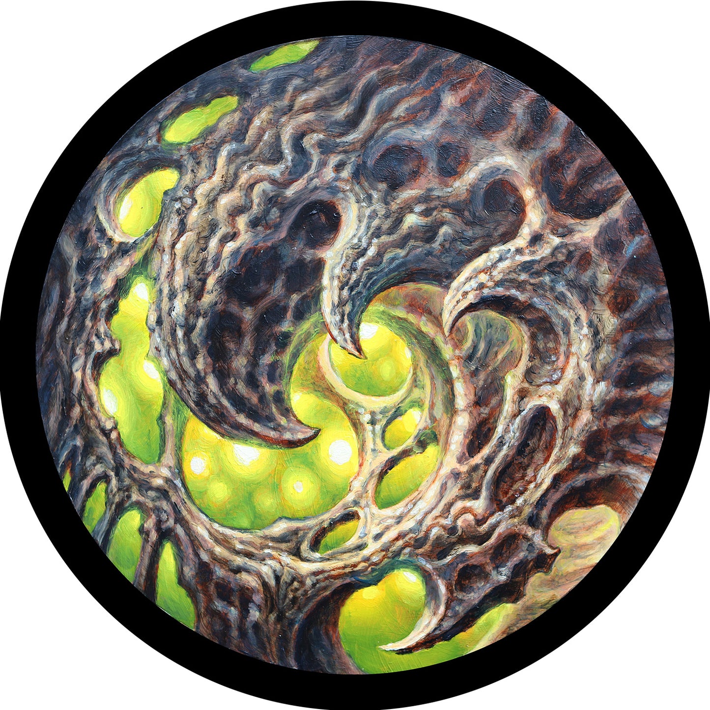 Green Wave 18" print