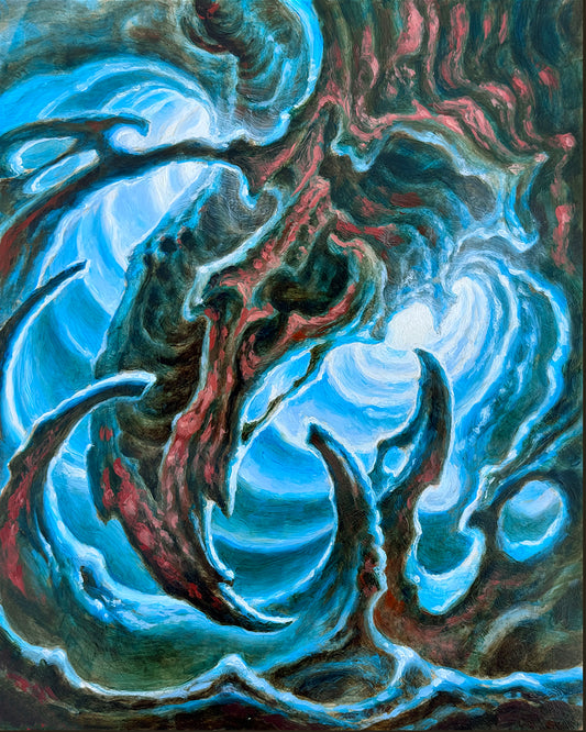 Blue Hook archival mini print