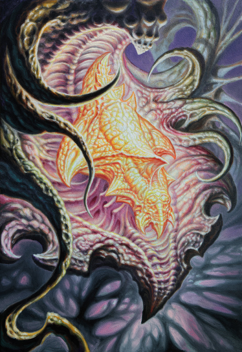 Chrysalis original oil painting