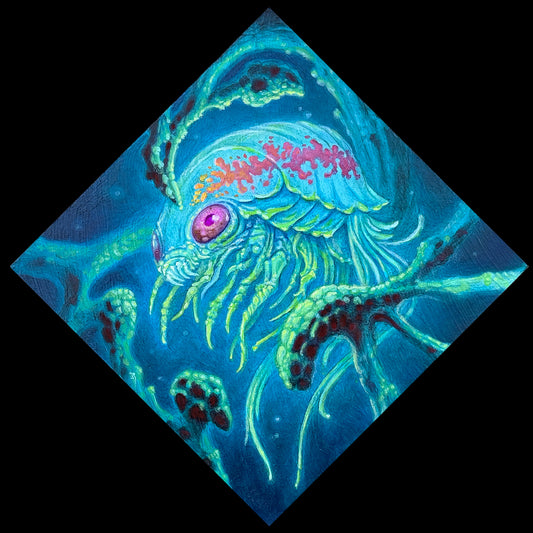 Jon Clue Guy Aitchison Collab Isopod Mounted Print