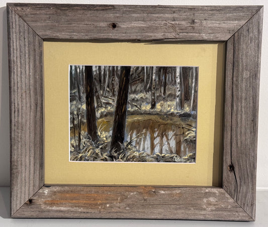 January Pool original painting