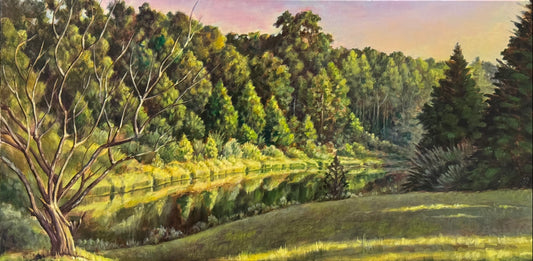 September Light original oil painting