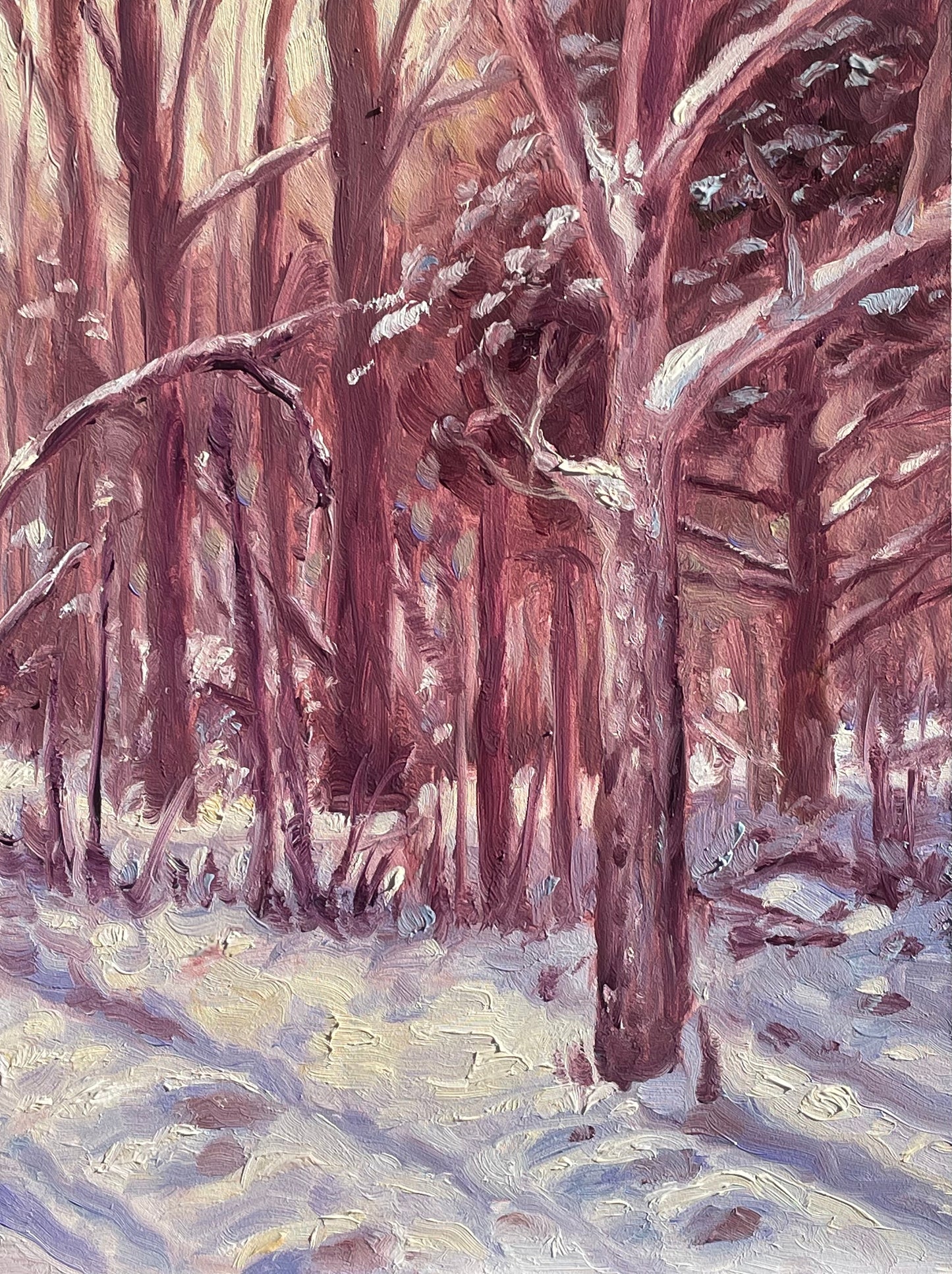 Winter Light original painting